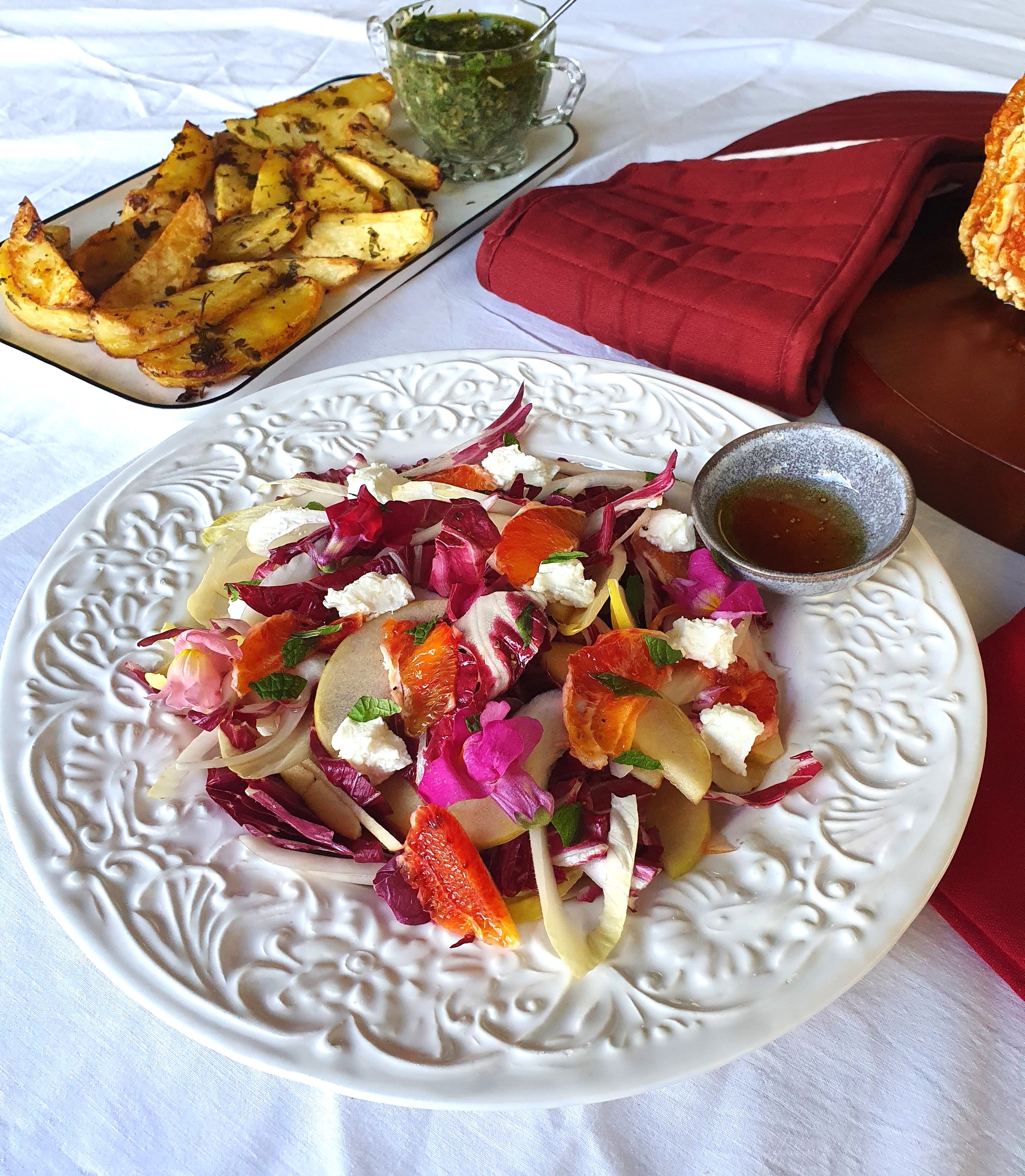 Blood Orange, Apple, Goats Cheese and Radicchio Salad – Cannings Butchers