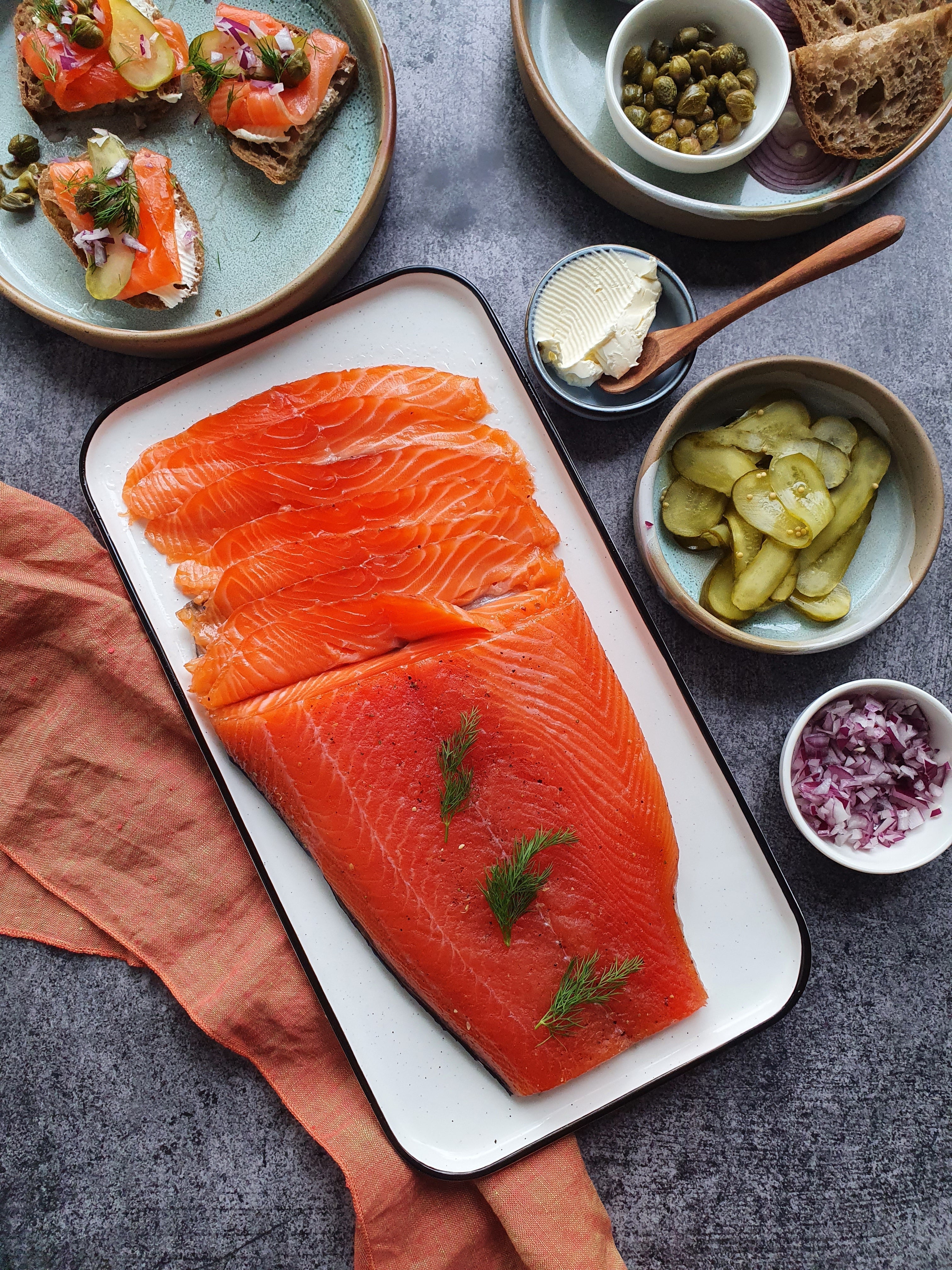 Gin & Juniper Ora King Salmon Gravlax – Cannings Butchers