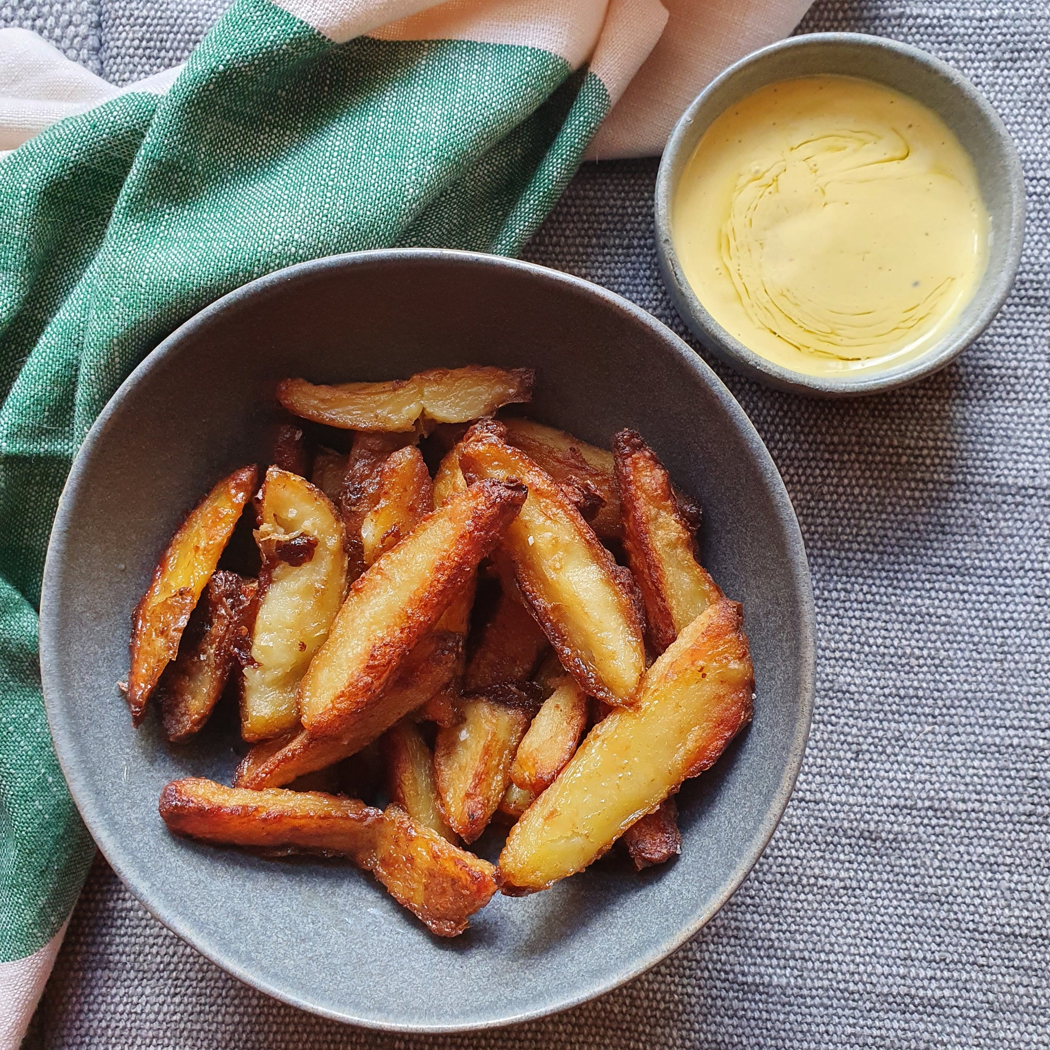 Duck Fat Fries with Homemade Truffle Mayo